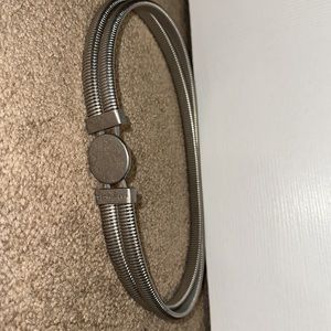 BCBG silver belt